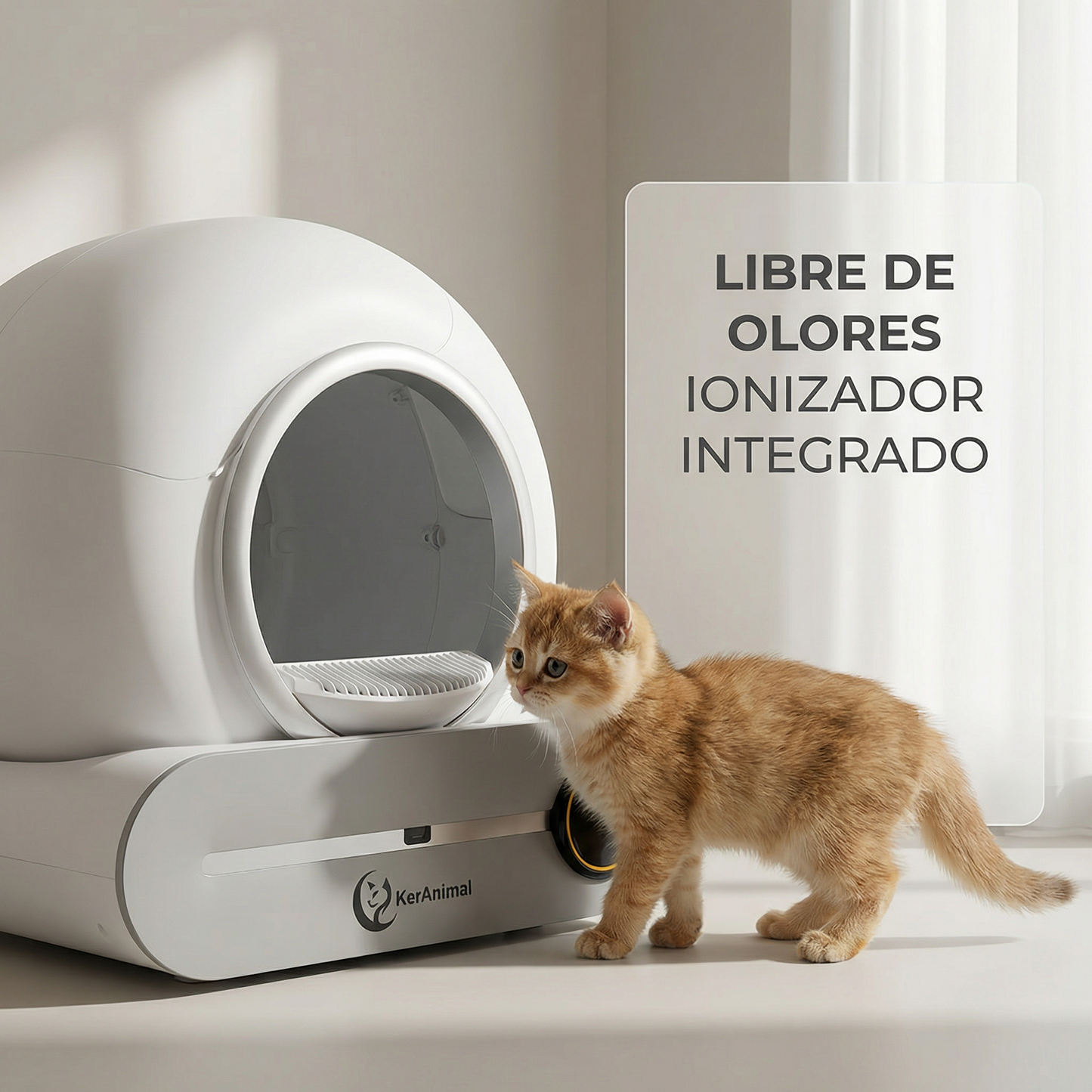 Bac à litière autonettoyant automatique pour chat | Kerabox Original