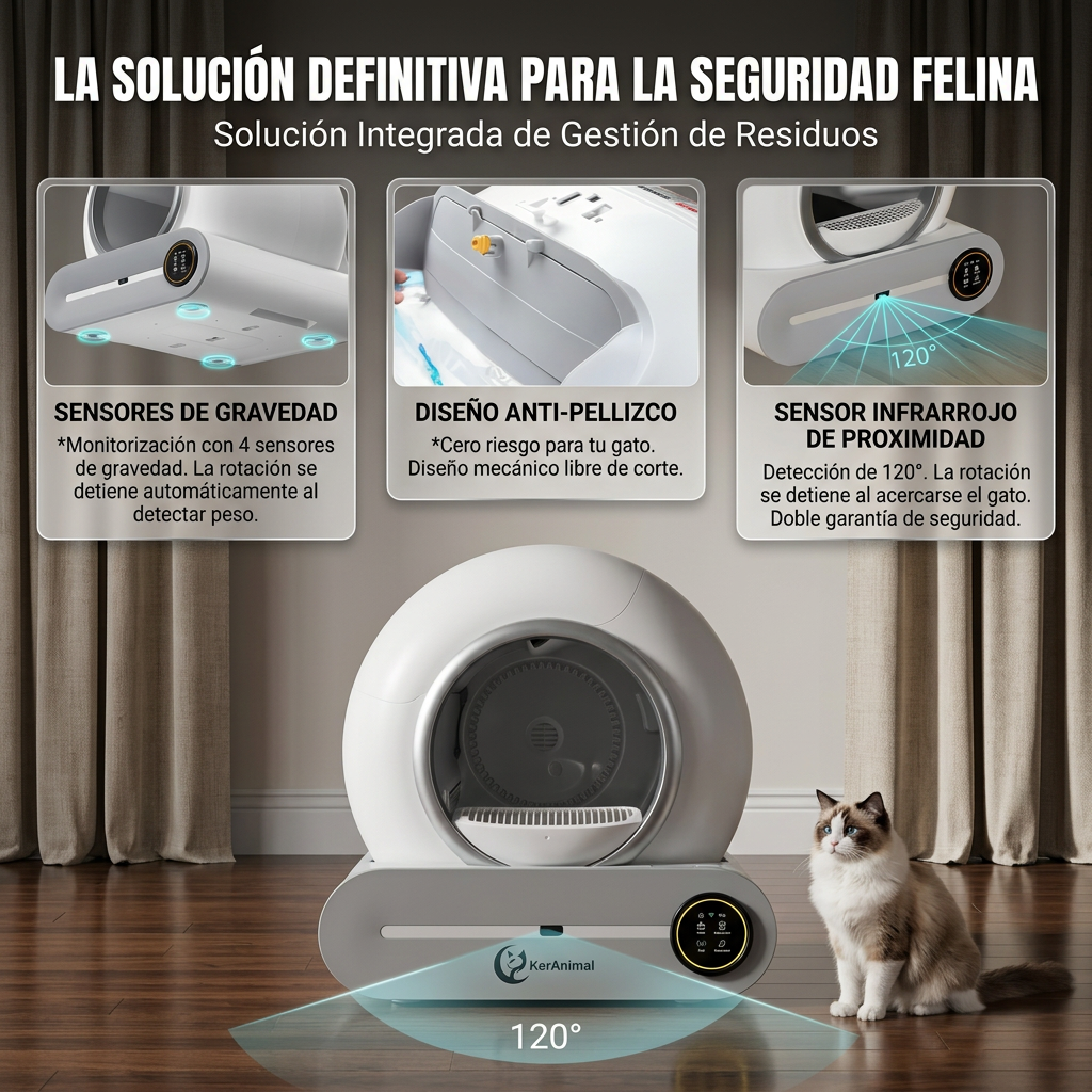 Automatische, selbstreinigende Katzentoilette | Kerabox Original